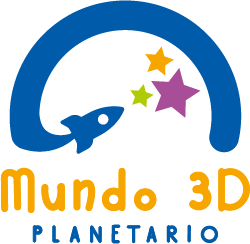 Logo Mundo 3D - Planetario